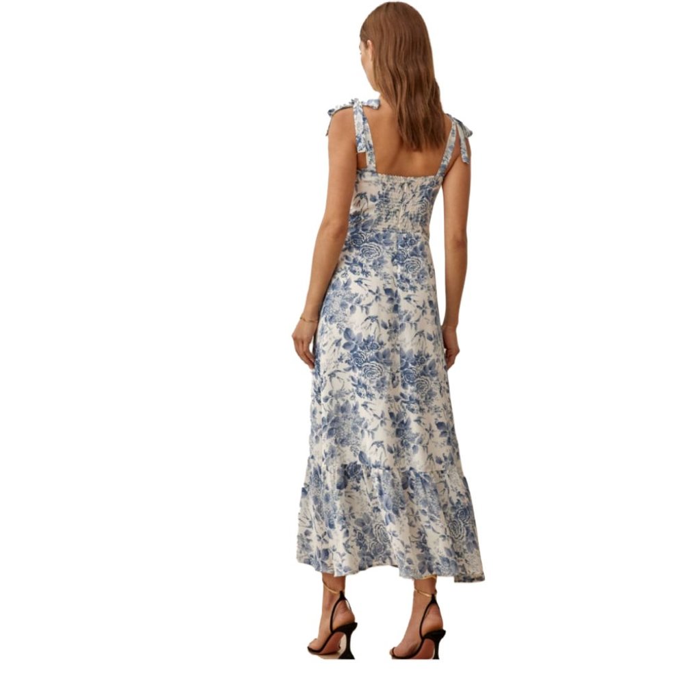 🥳🥳SALE🥳🥳 Reformation Nikita Dress in Pompadour - Picture 4 of 14